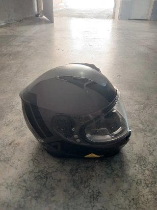 Casco Integral Moto Nolan i Chaqueta con Protector