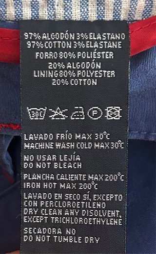 Pantalón de Lino Spagnolo Azul