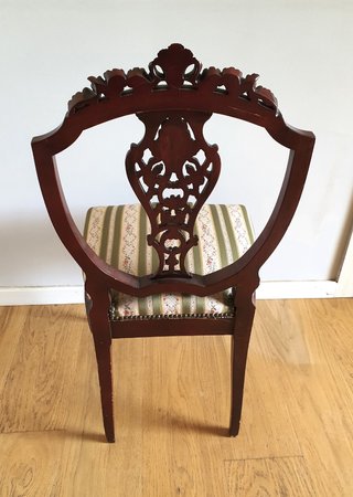 Silla calzador antigua para restaurar.