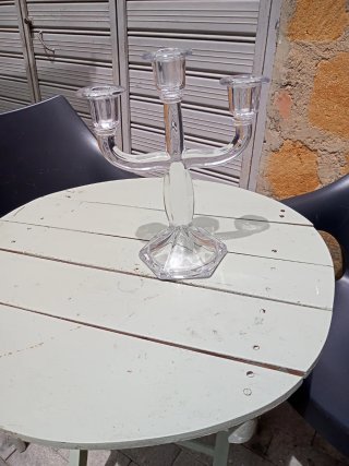 Candelabro in cristallo