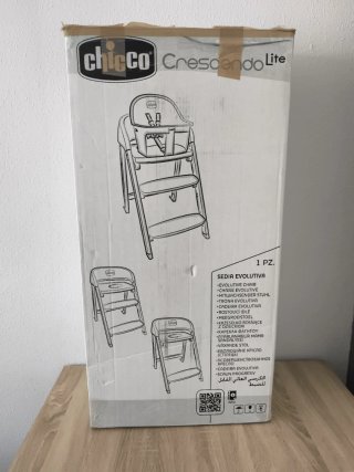 Trona Chicco Crescendo Lite verde bebé niño niña