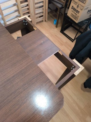 Mesa comedor extensible madera