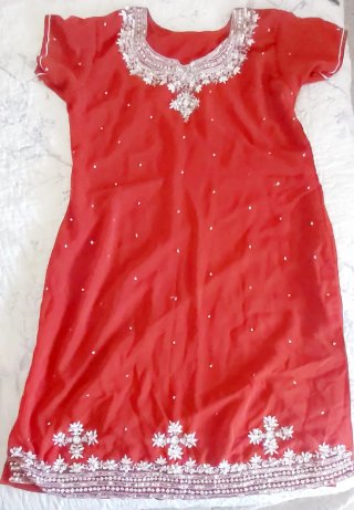 Vestido artesano Exclusivo Mujer hindú  Talla 40