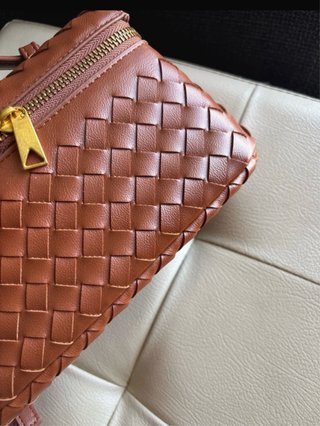 Borsa Bottega Veneta intrecciata marrone