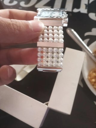 Reloj Misaki Perlas y Cristales y Plata