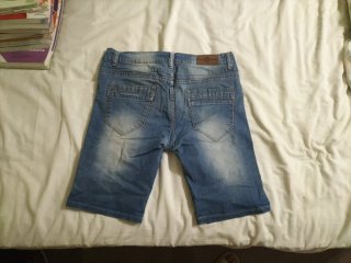 Pantalones cortos vaqueros hombre