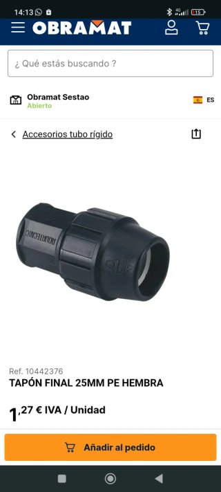 Lote accesorios tubería polietileno 25/32mm