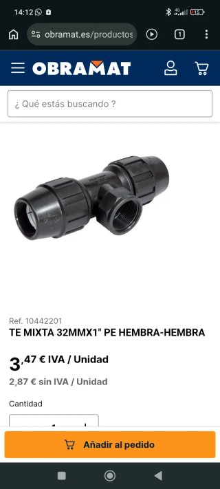 Lote accesorios tubería polietileno 25/32mm