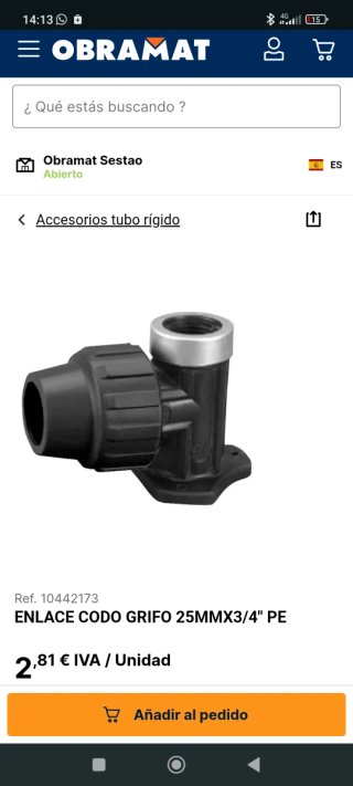 Lote accesorios tubería polietileno 25/32mm