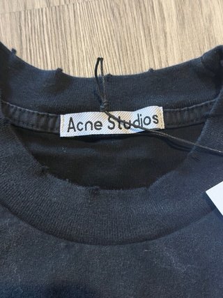 Acne Studios Manga Larga Negra