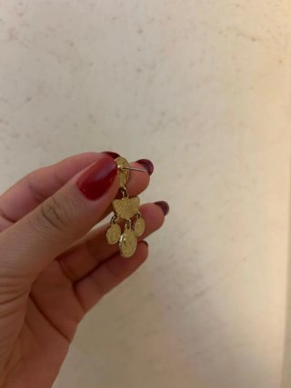Orecchini vintage donna oro