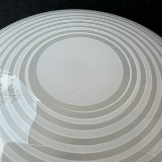 Plafoniera/Applique Swirl UFO Anni '70 Vetro