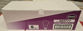 Bombillas LED Cegasa E27 Luz Cálida 8W (Pack 6)