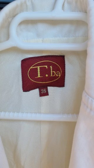 Blazer T.ba Blanca Talla 38
