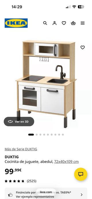 Cocina Juguete IKEA DUKTIG