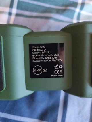 Altavoz Portátil Brainz Militar Verde