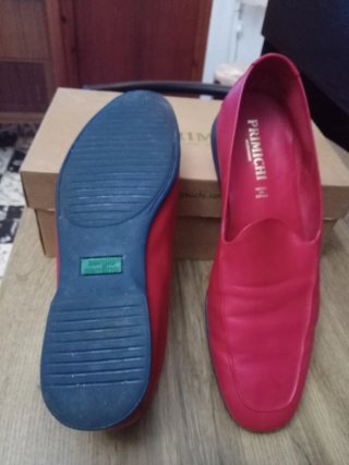 Mocasines Primichi rojos hechos en España