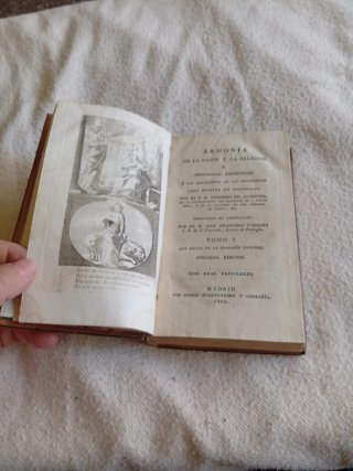 Libro antiguo religioso de 1807.