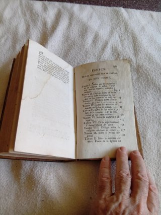 Libro antiguo religioso de 1807.