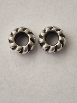 Charm Pandora Distanziatore Cuori Argento 925