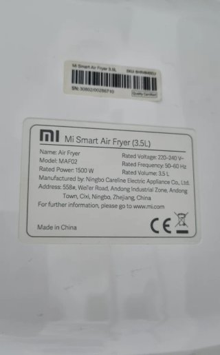 3,5L Freidora de Aire Xiaomi Flayer