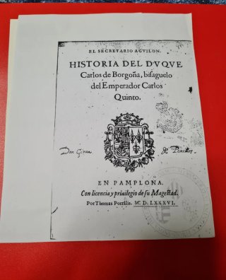 Libro Siglo XVI Impreso en Pamplona Tomas Porralis