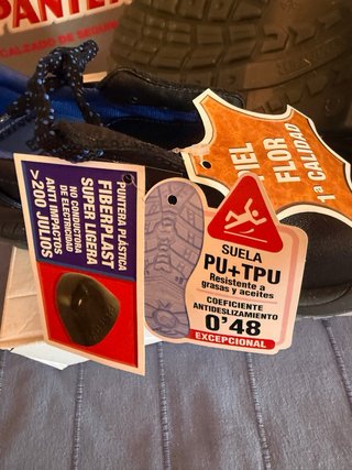 Zapatos de seguridad Panter Plus S2 Talla 43
