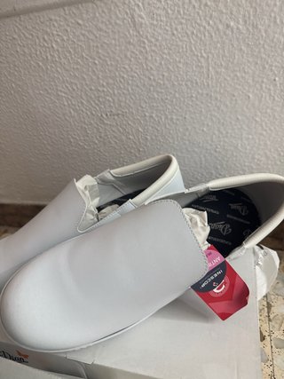 Zapatos de trabajo Dian blancos