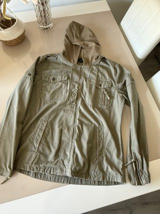 Chaqueta Koroshi Verde Oliva Hombre