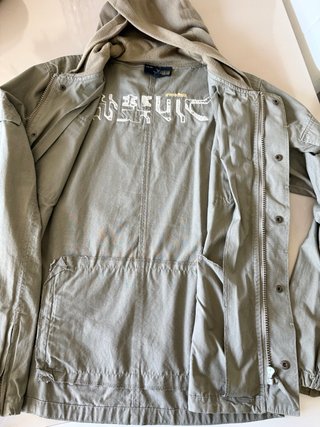 Chaqueta Koroshi Verde Oliva Hombre