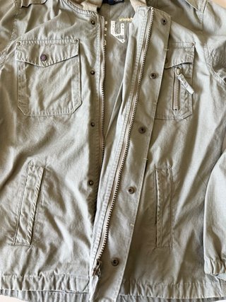 Chaqueta Koroshi Verde Oliva Hombre