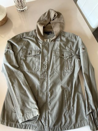 Chaqueta Koroshi Verde Oliva Hombre
