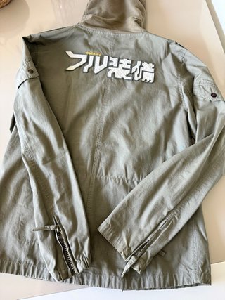 Chaqueta Koroshi Verde Oliva Hombre