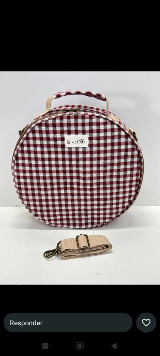 Bolso La Matilda cuadros pandereta