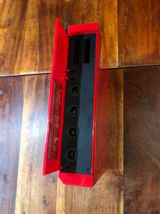 Console Nintendo Wii Rossa completa di cavi