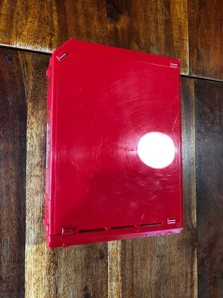 Console Nintendo Wii Rossa completa di cavi