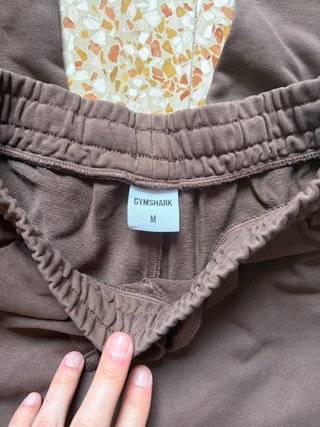 Pantaloni tuta uomo Gymshark marrone taglia L