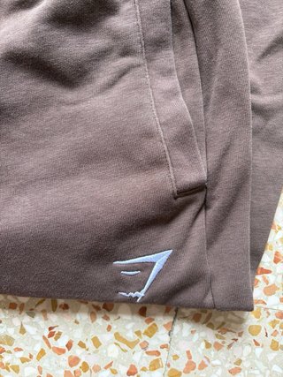 Pantaloni tuta uomo Gymshark marrone taglia L
