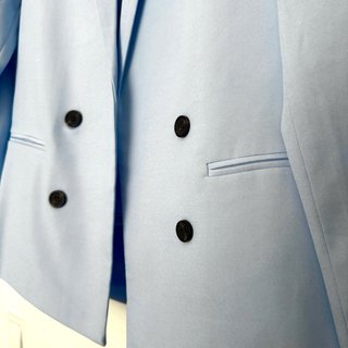 Traje chaqueta azul cielo Lefties Talla XS