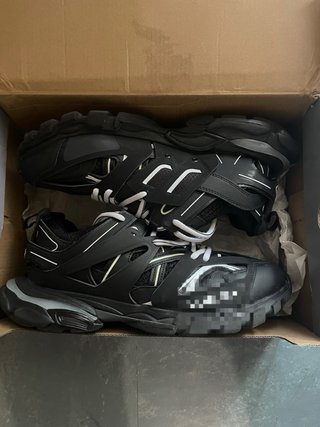 Balenciaga Track nere taglia 46 con LED
