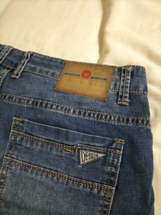 Pantalones cortos vaqueros hombre