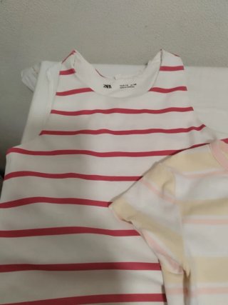 Lote 4 camisetas/tops niña 9/10 años