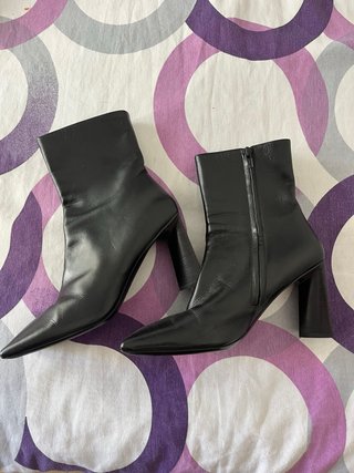 Botines Balenciaga Tacón Bloque Negro