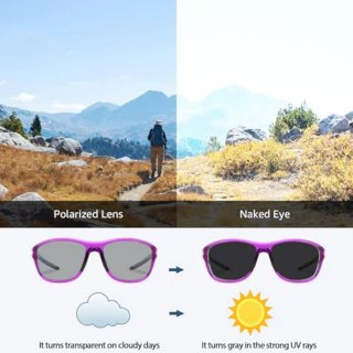 Gafas de sol deportivas fotocromáticas UV400