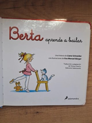 Libro infantil Berta aprende a bailar