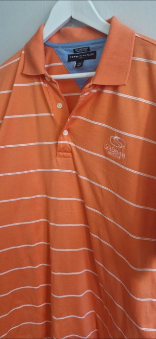 Polo Tommy Hilfiger Naranja Rayas SeaDream