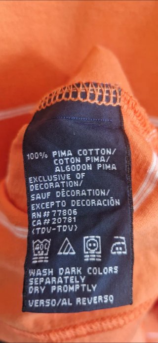 Polo Tommy Hilfiger Naranja Rayas SeaDream