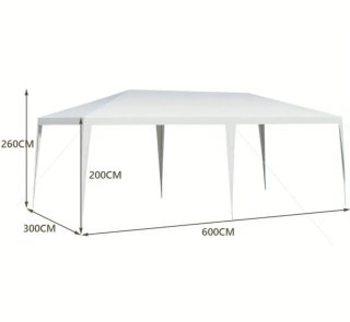 Carpa 3x6m Blanca