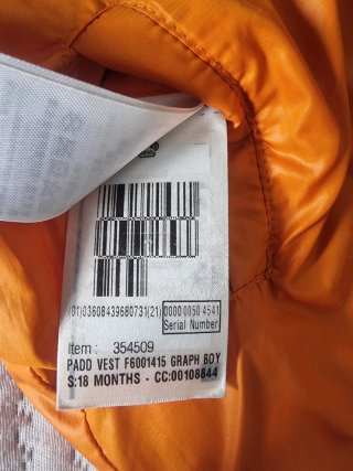 Chaqueta neopreno y chaleco reversible bebé/niño