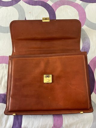 Maletín Balenciaga Marrón Piel